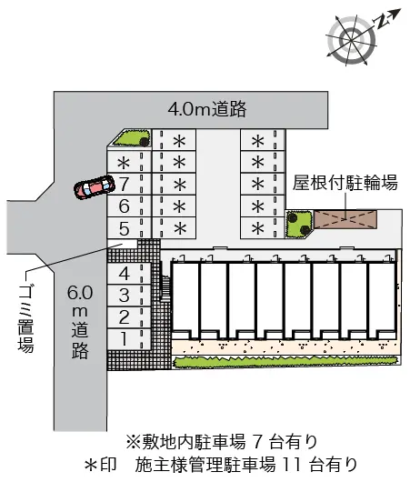 新座市野火止６丁目 月極駐車場